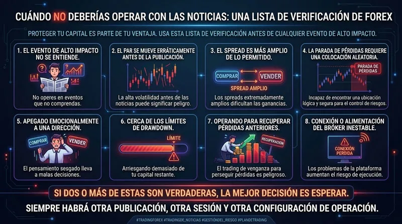 Errores comunes en el trading de noticias en forex