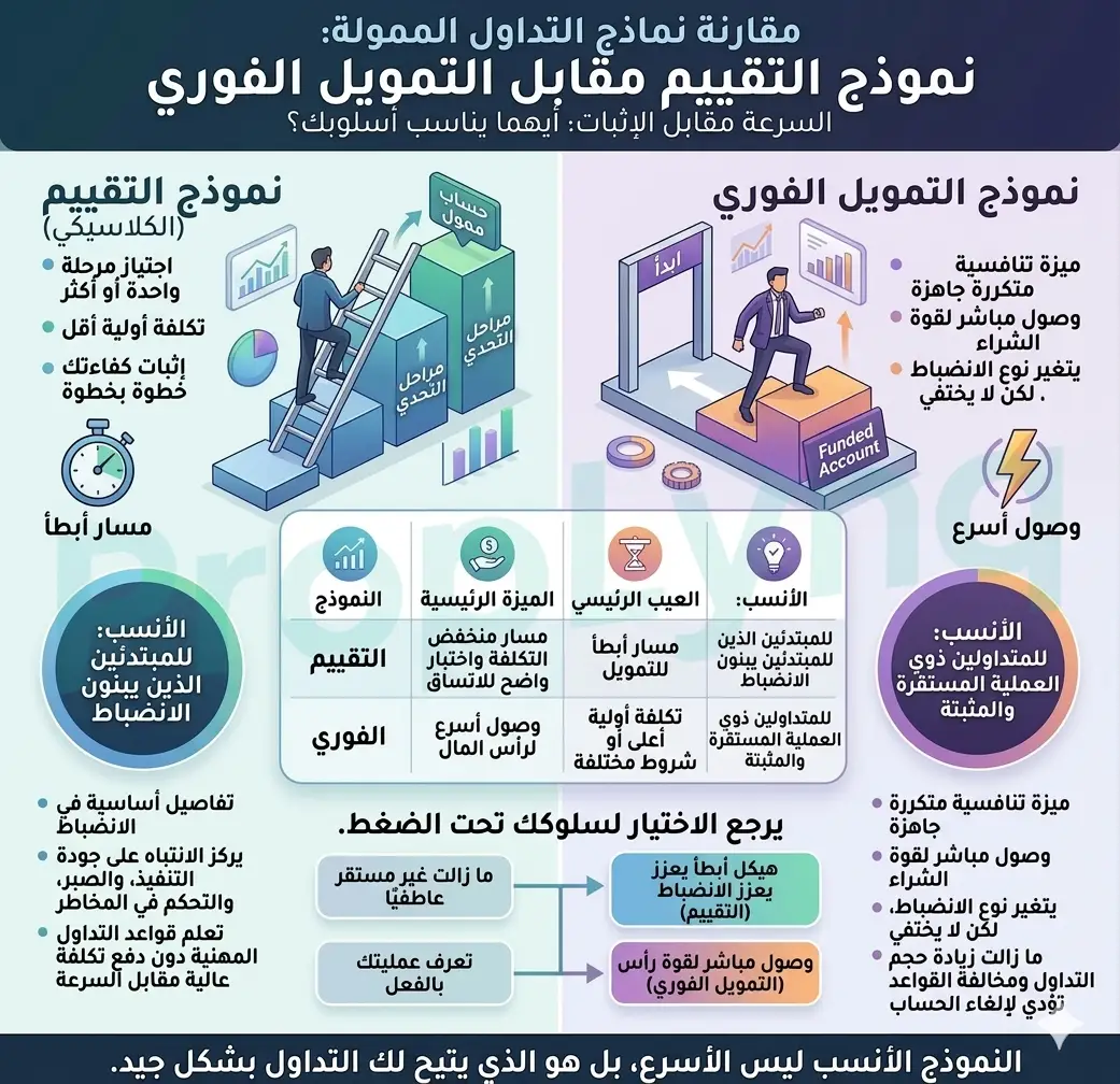 التقييم أم التمويل الفوري: أيهما يناسب أسلوبك؟