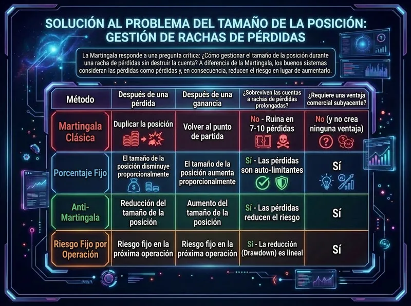Alternativas a la estrategia Martingale: lo que usan los traders serios