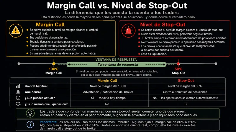 Llamada de margen en forex vs cierre automático la diferencia clave
