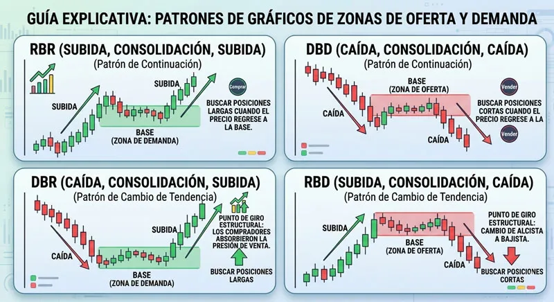 Patrones base de la estrategia RTM la base de cada zona