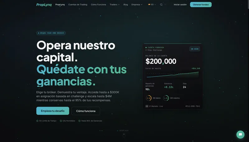 Por qué PropLynq puede ser una alternativa más limpia a FundedNext