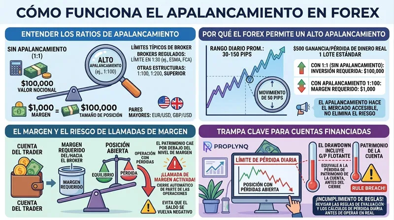 ¿Qué es el apalancamiento en forex y cómo funciona?