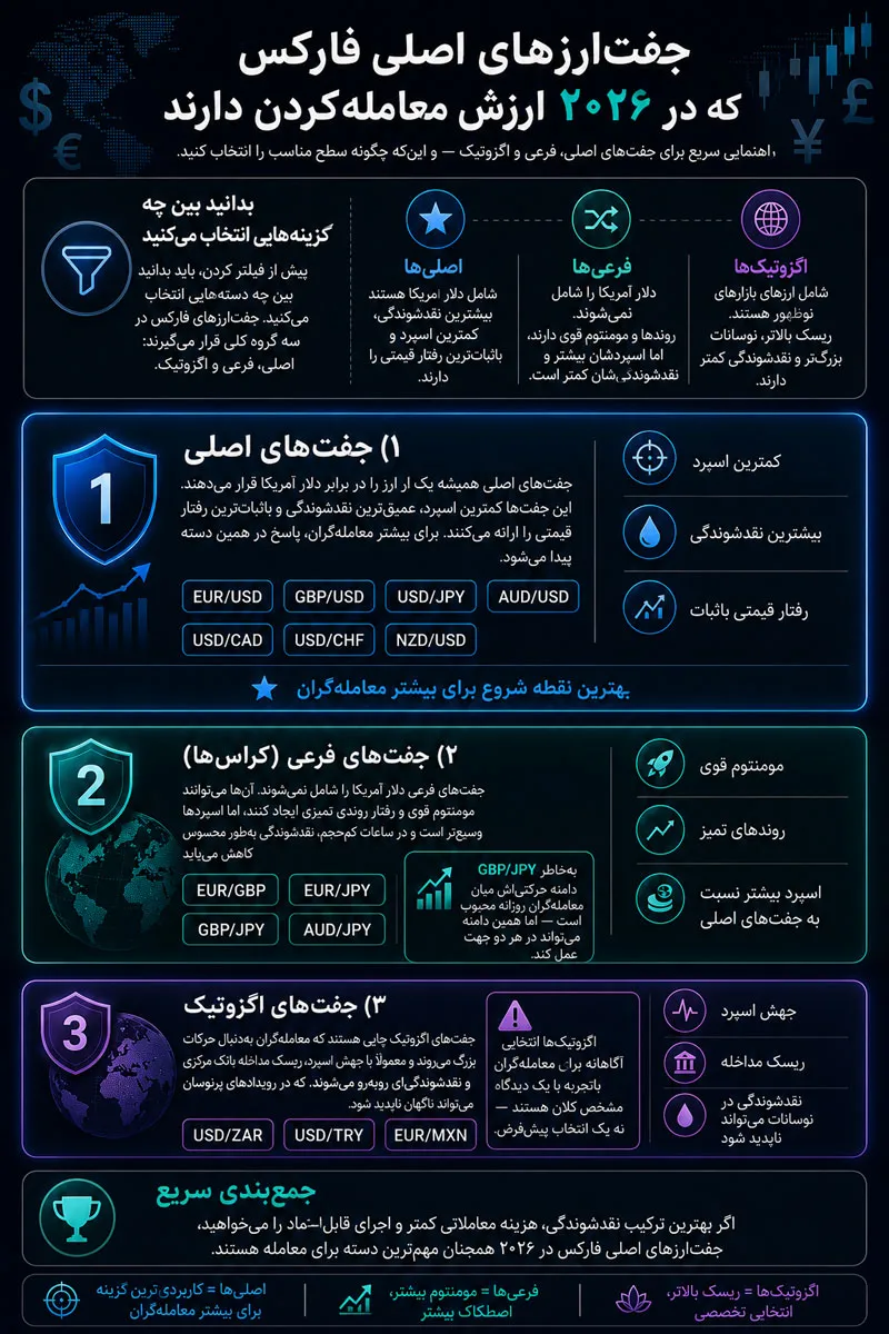 بهترین جفت ارزهای فارکس برای سبک معاملاتی تو