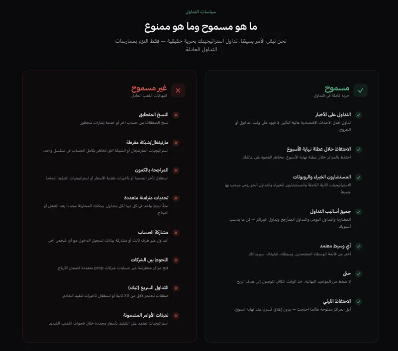 قواعد الأخبار والاستراتيجية في بدائل فانددنكست