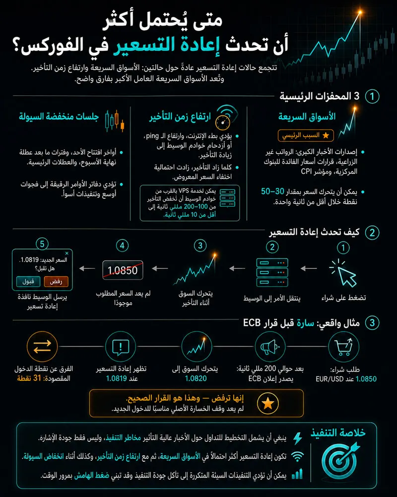 كيف تتصرف عند ظهور الريكوت في الفوركس