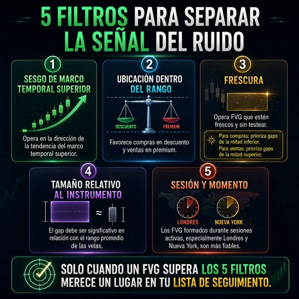 Fair Value Gap en una cuenta fondeada