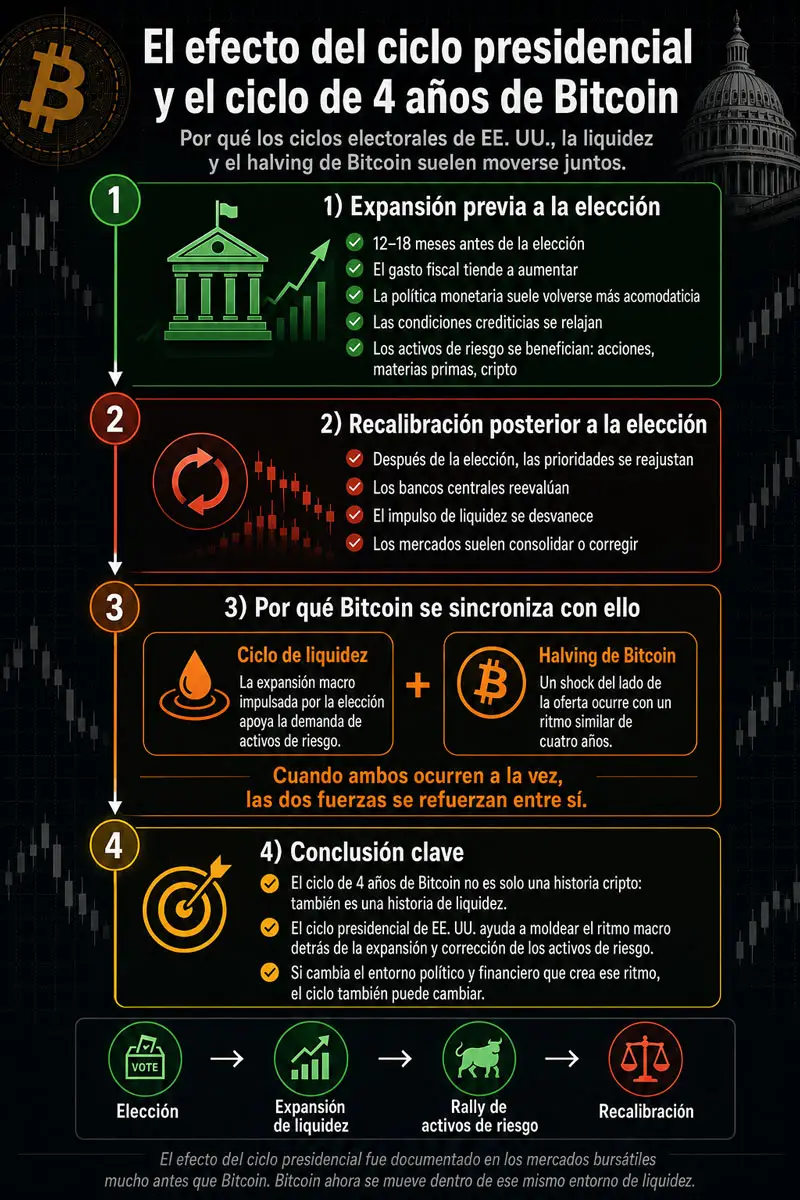 Por qué el ciclo de 4 años de Bitcoin no se explica solo por el halving