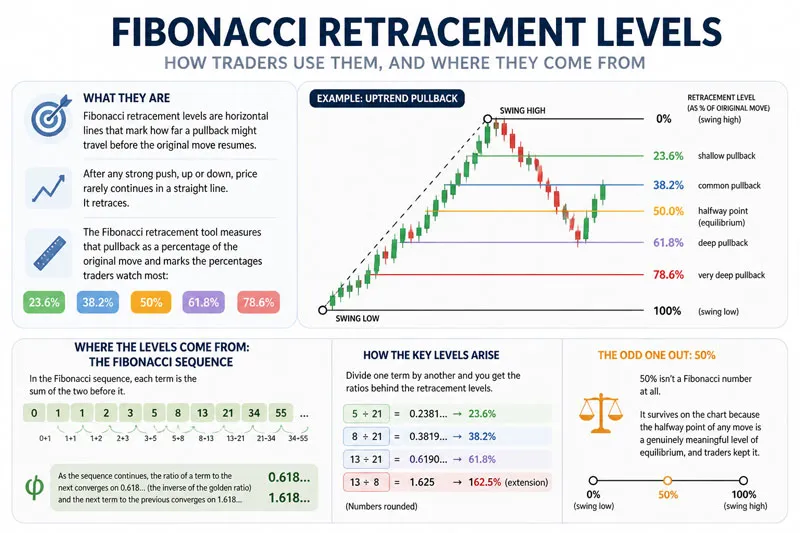 What Fibonacci Retracement Levels Actually Are