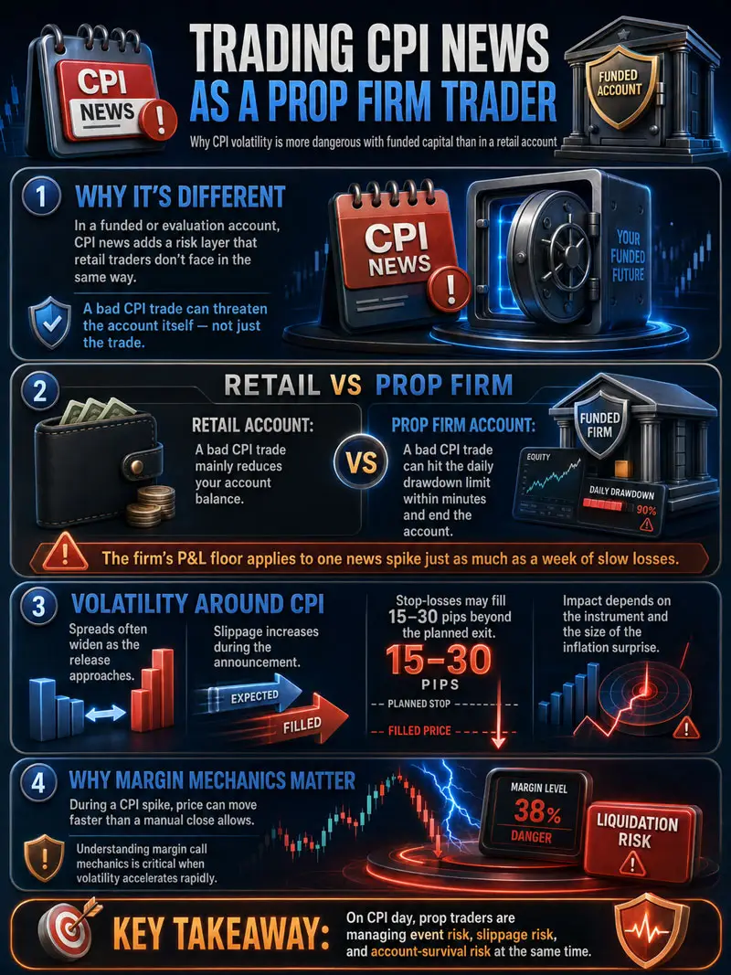 Trading CPI News as a Prop Firm Trader