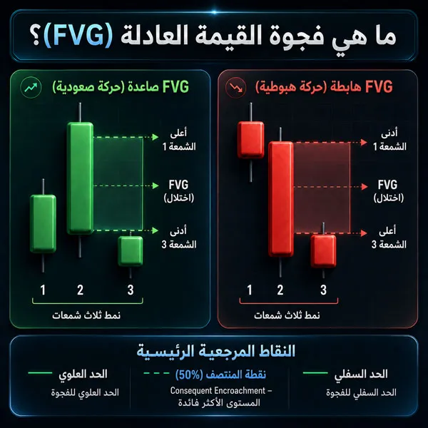 كيف تحدد FVG على الرسم البياني