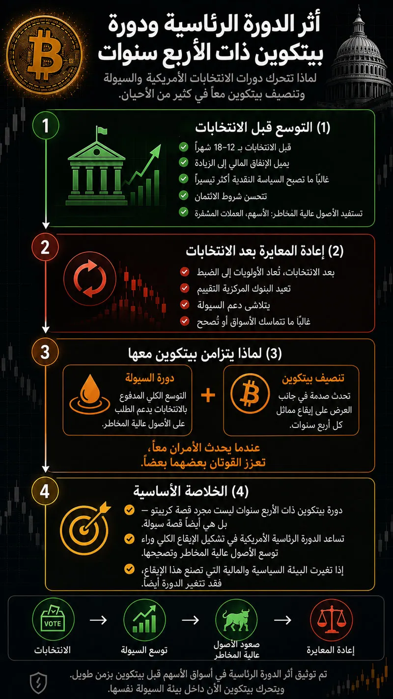 لماذا لا تفسر الهالفينغ وحدها دورة الأربع سنوات لبيتكوين؟
